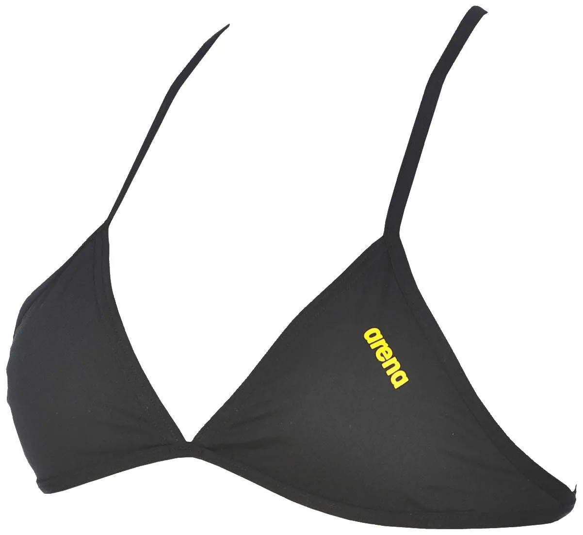 Arena Triangle Feel Black/Yellow Bikini Top