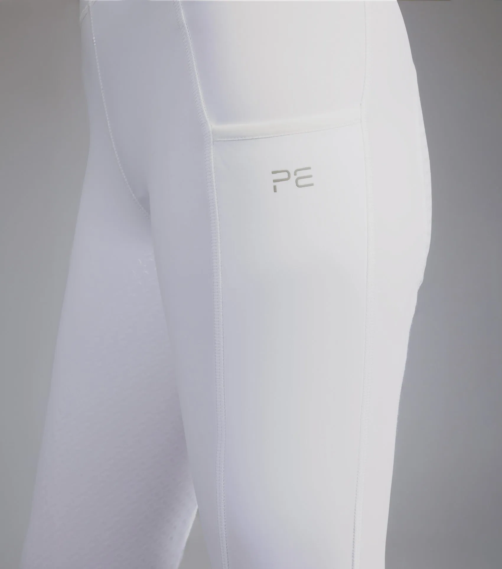 Aresso Ladies Full Seat Gel Riding Tights White