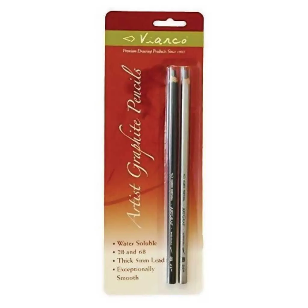 Artgraf Water Soluble Graphite Pencil 2pk