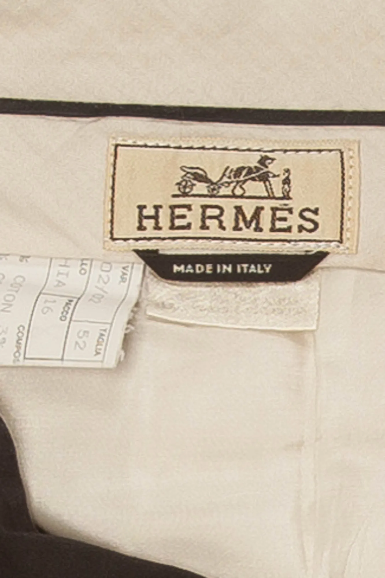 Authentic Hermes - Black Dress Pants - IT 54