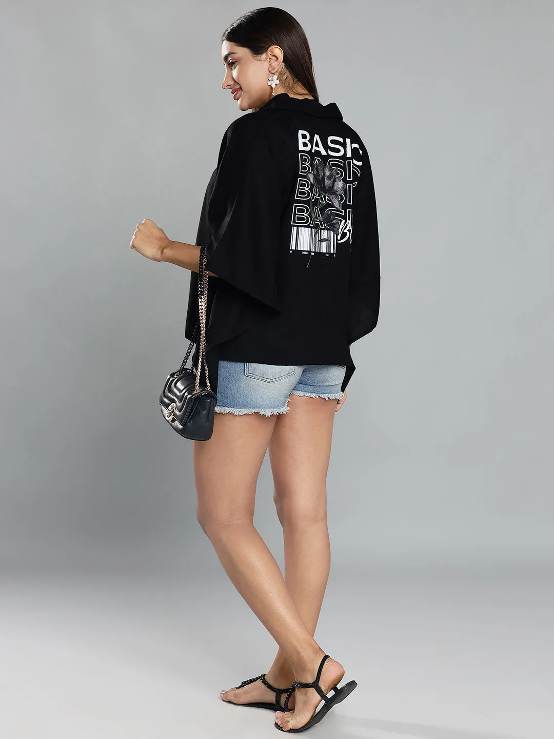 Black Kaftan Top - Beyond Basic