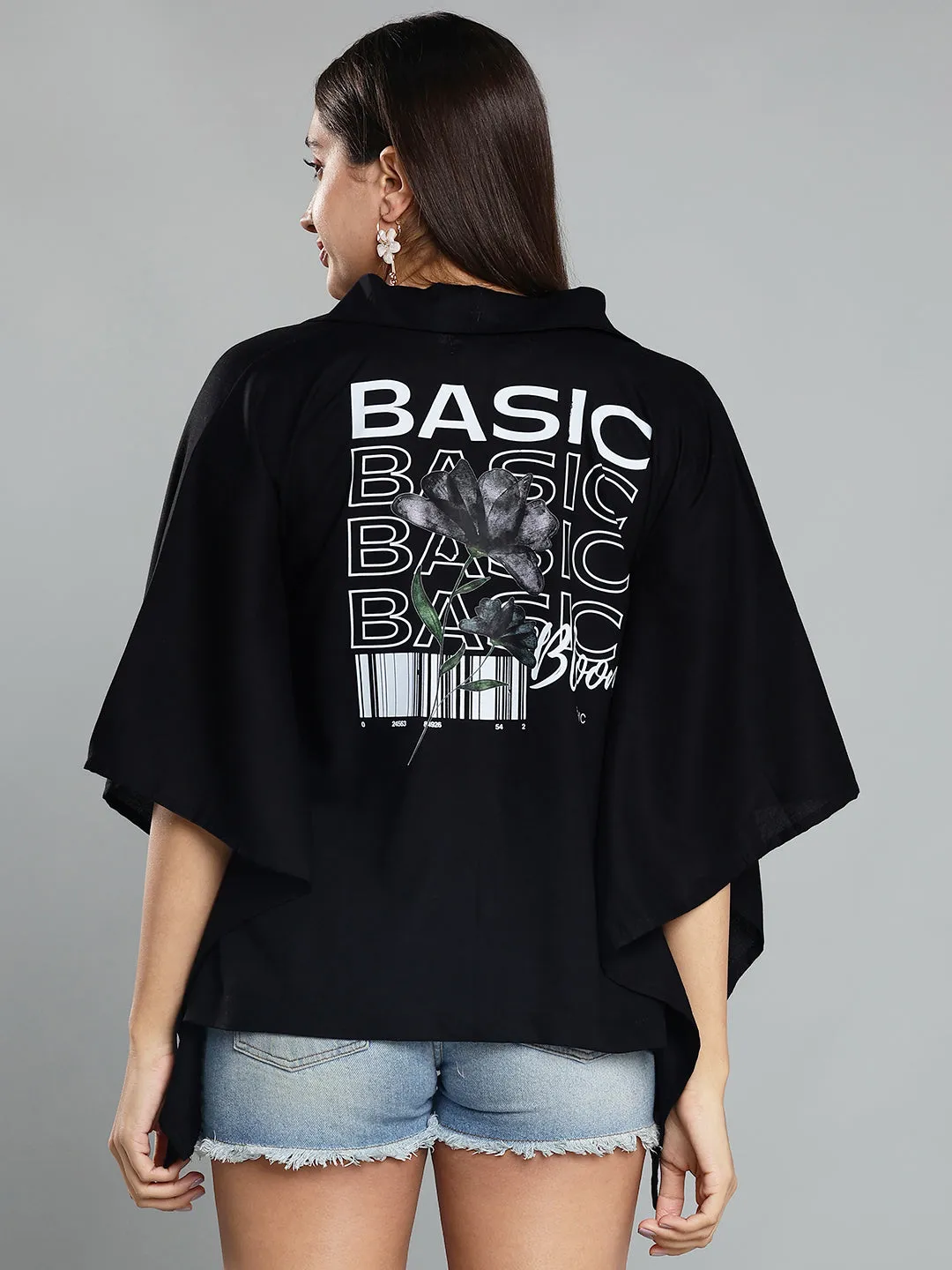 Black Kaftan Top - Beyond Basic