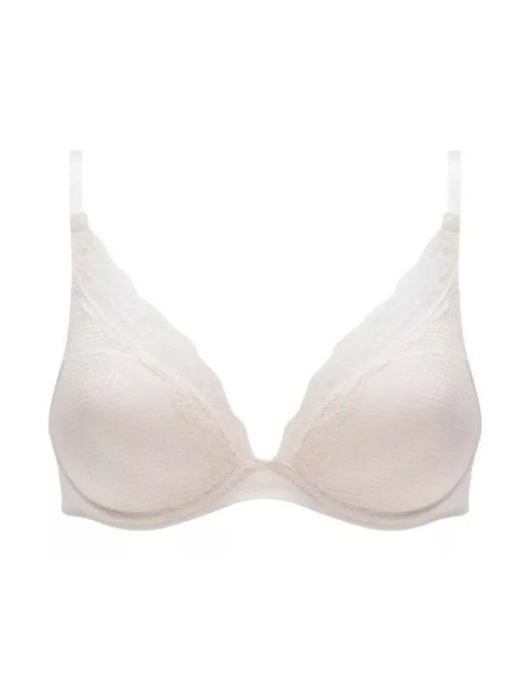 Brooklyn Plunge Bra - Pearl