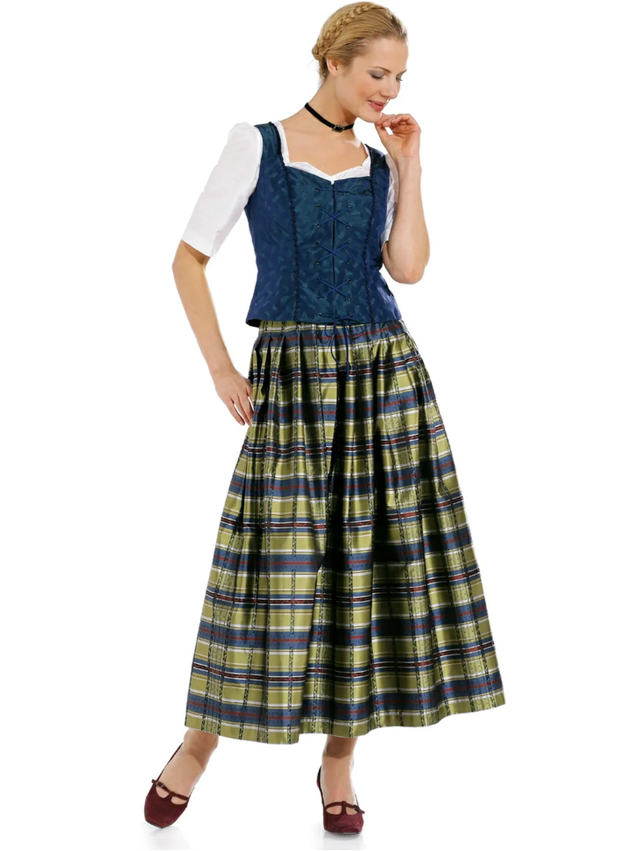 Burda 7870 Dirndl Dress Pattern