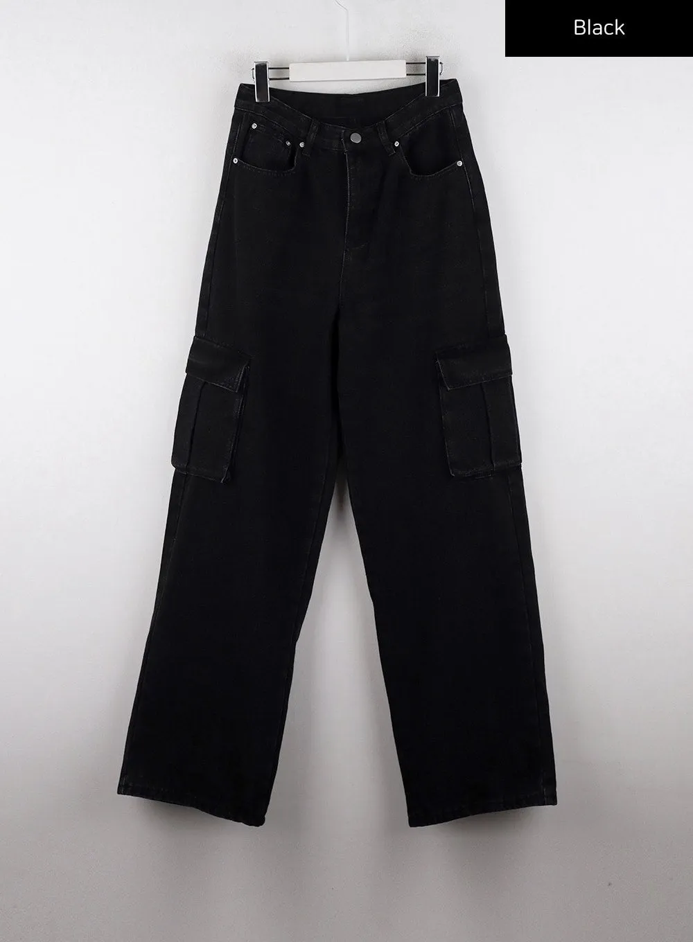 Cargo Wide Leg Jeans CD312