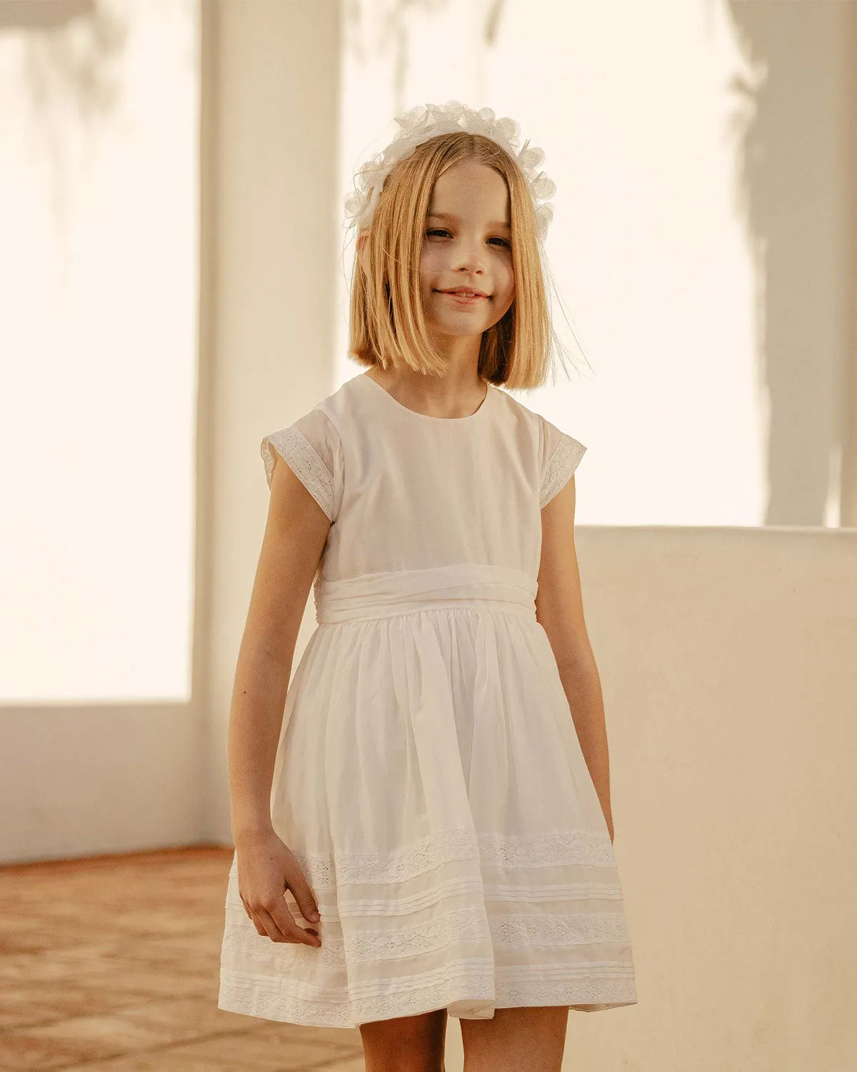 Dahlia Dress - White - FINAL SALE