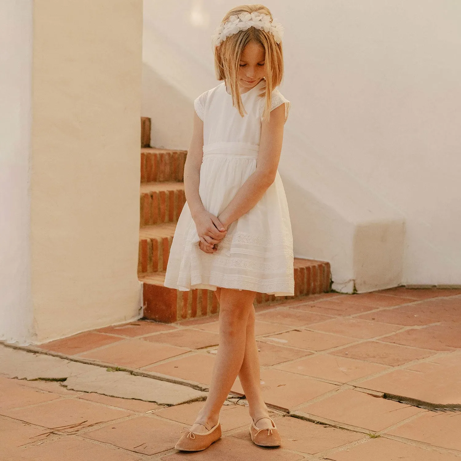 Dahlia Dress - White - FINAL SALE