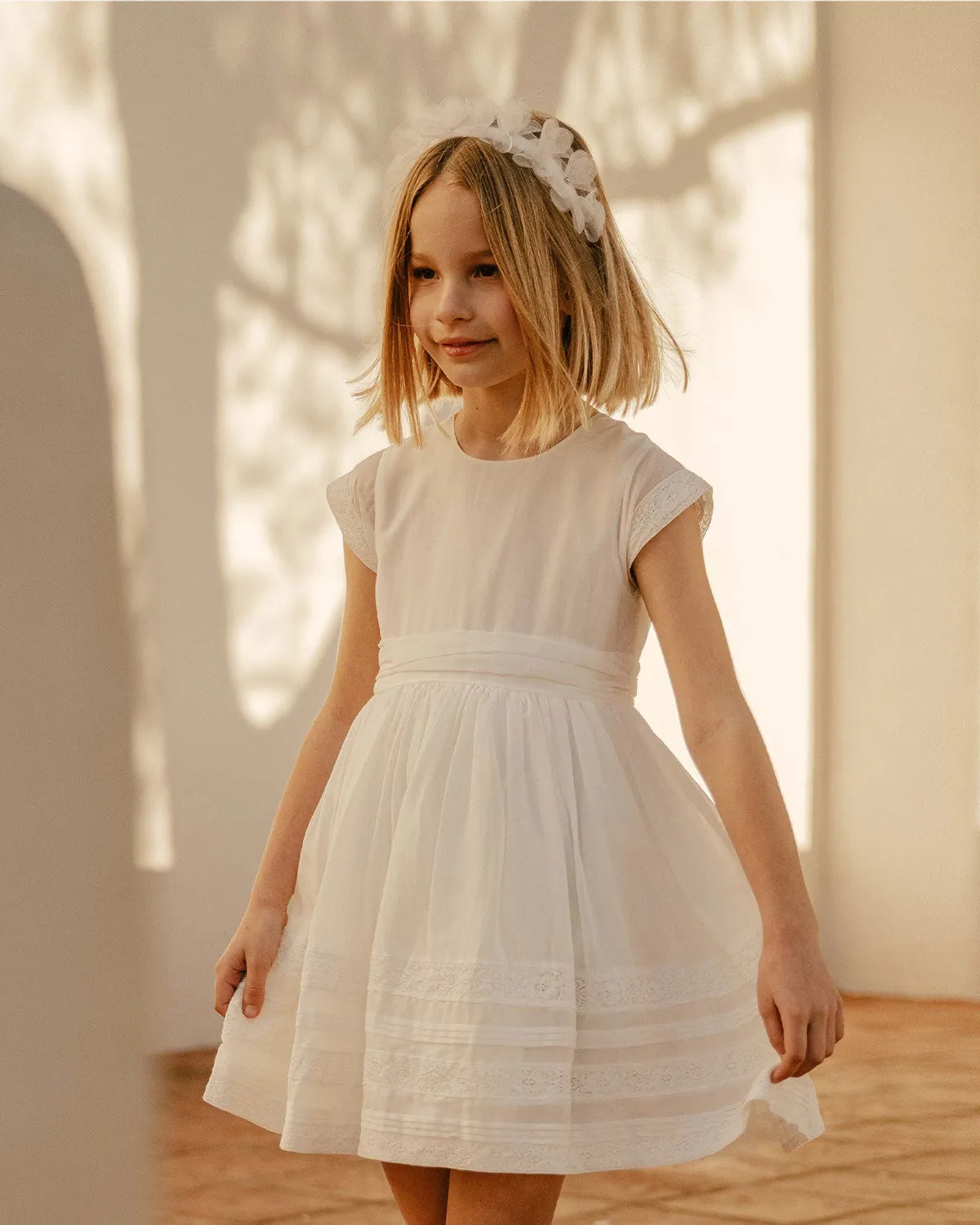 Dahlia Dress - White - FINAL SALE