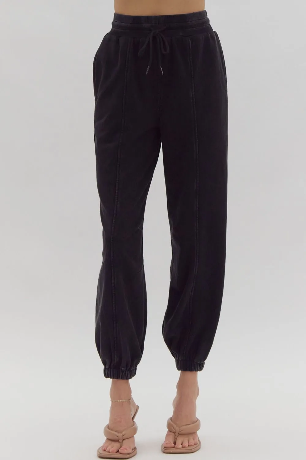 Deluxe Athleisure Set Pants - Black