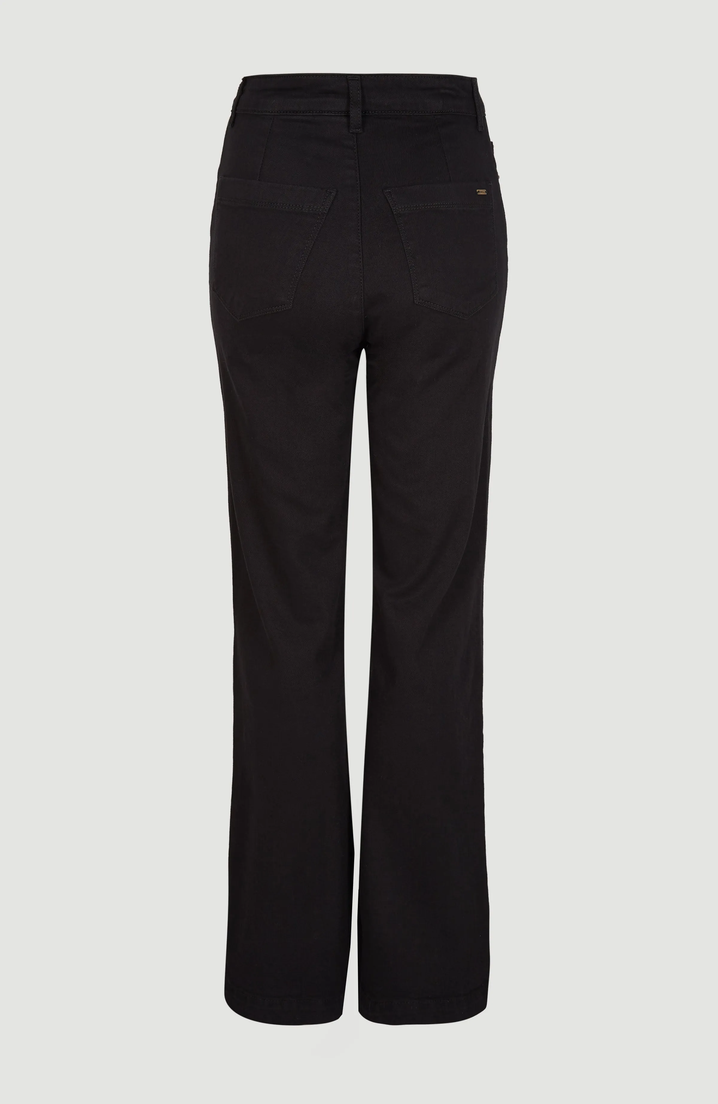 Dive Twill High-Waist Pants | Black Out