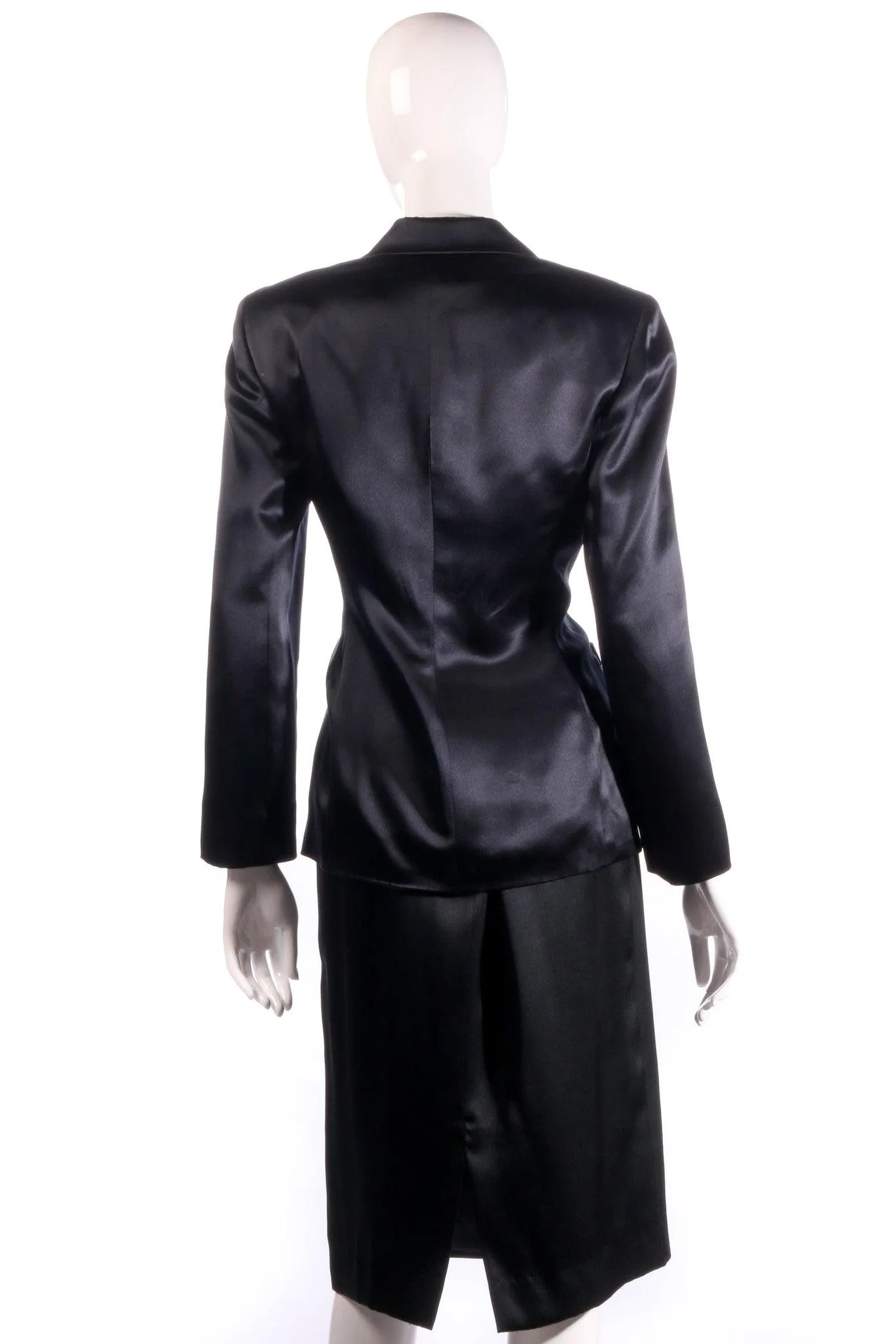 Episode Jacket and Top Silk Black UK Size 8 /10