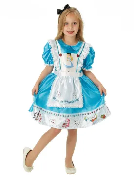 Girls Costume - Alice In Wonderland Deluxe Costume