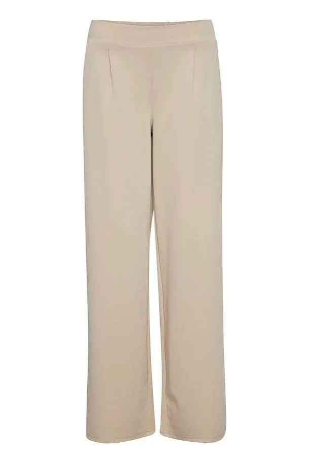 ICHI - IHKATE SUS LONG WIDE PANTS - 20118337