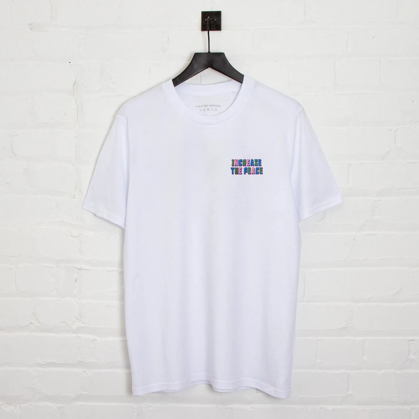 Increase The Peace Back Print - Tshirt - White