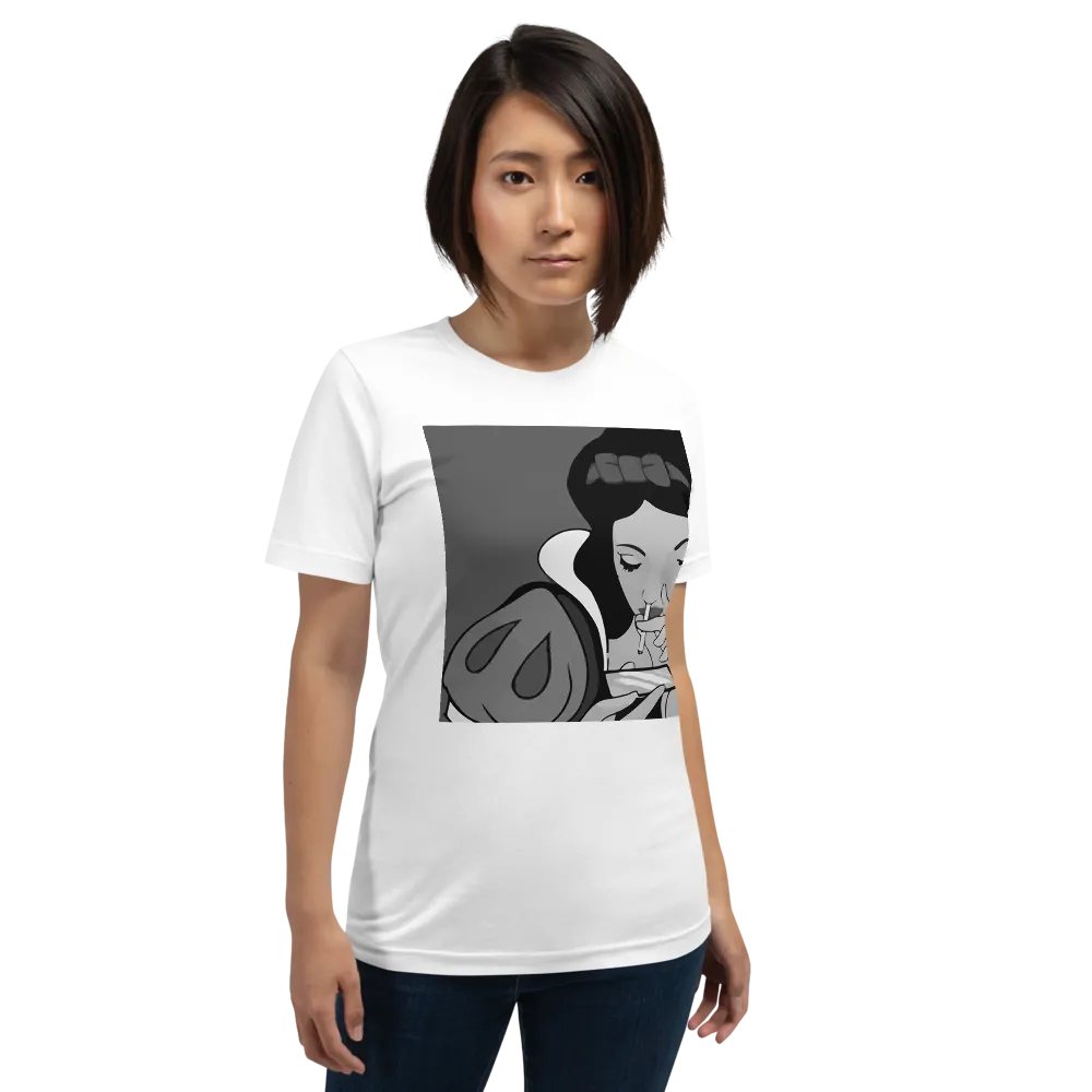 LADIES SNOW WHITE GIRL TEE