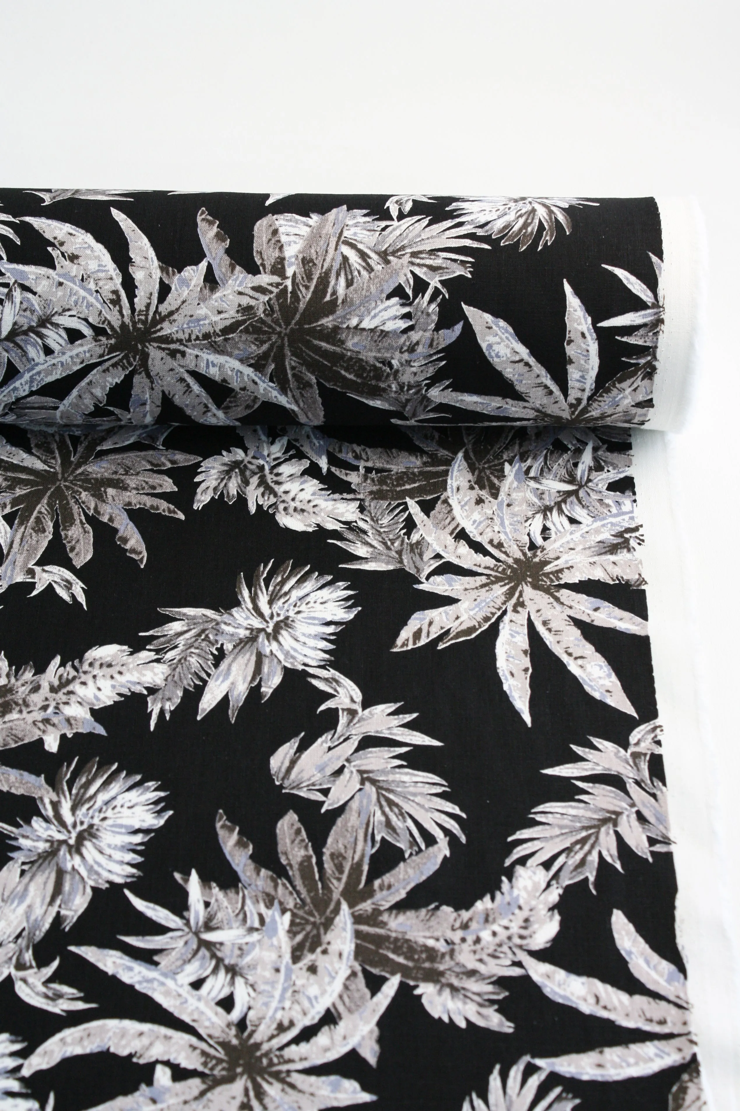 Leonardo - Printed Linen | Jet