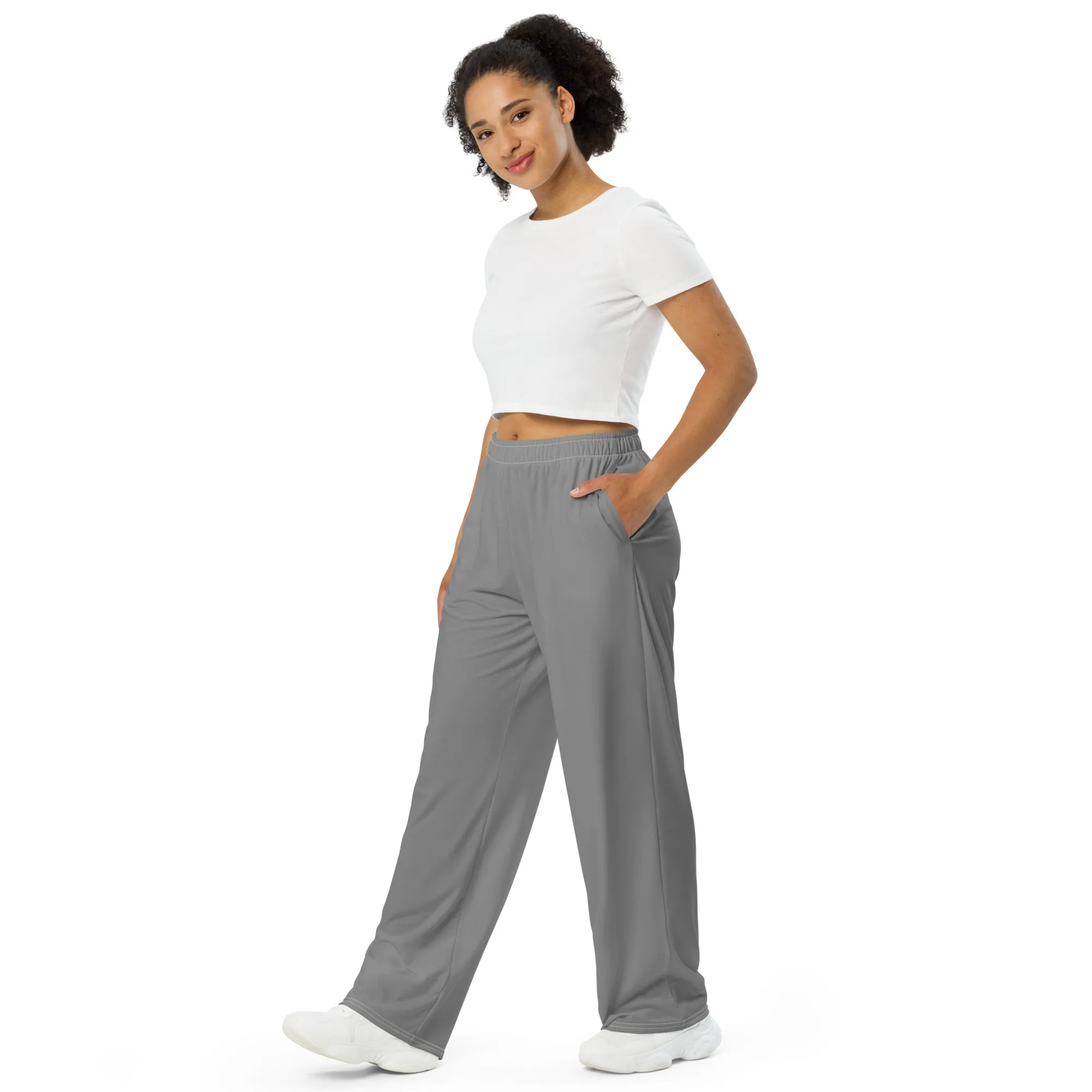 Life League Gear - Shark Grey - Unisex - Wide-Leg Pants