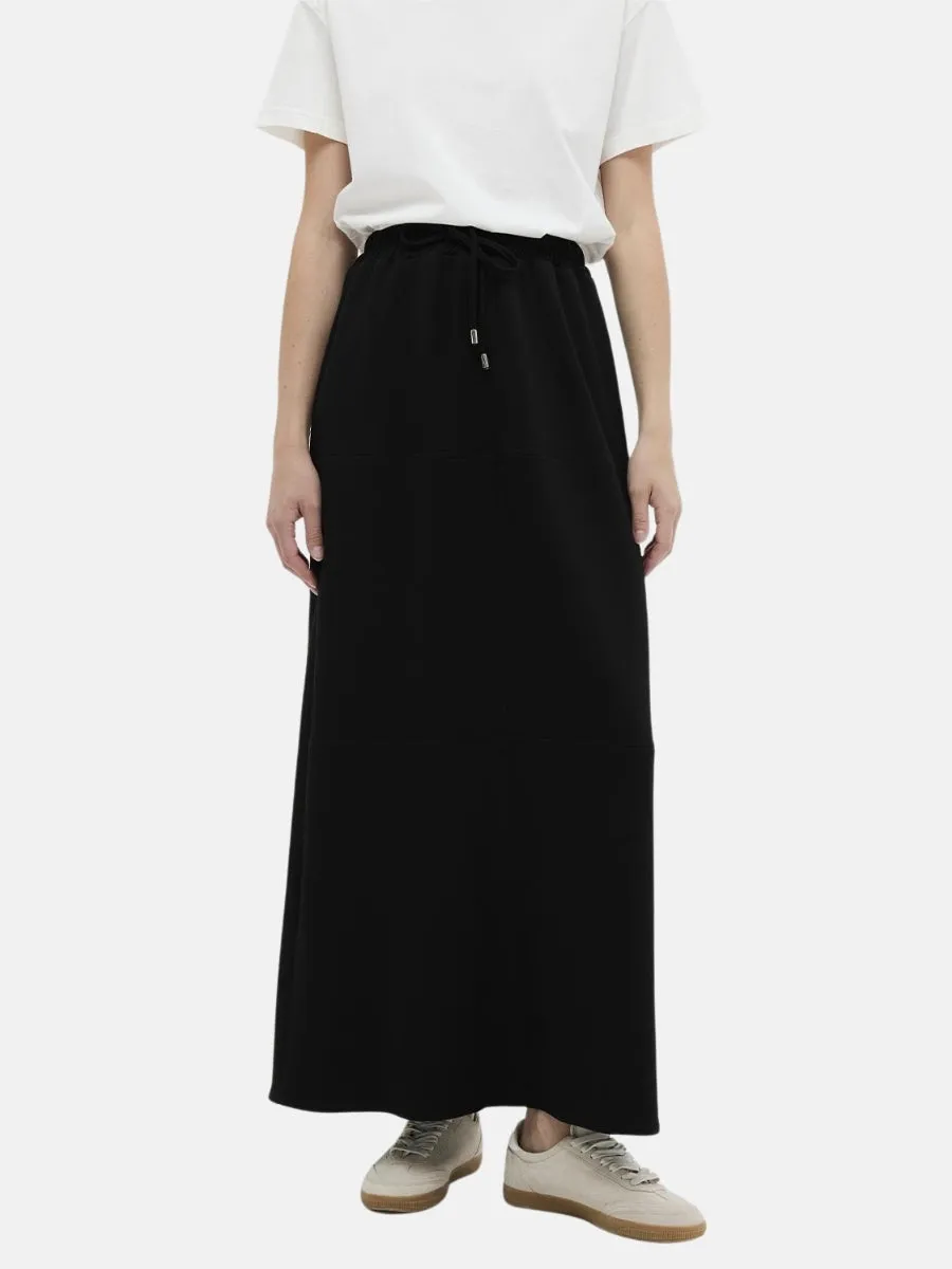 Modal Knitted Pencil Skirt Black