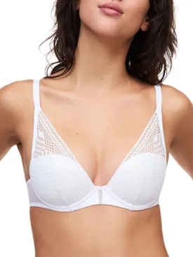 Ondine Plunge T-Shirt Bra - White