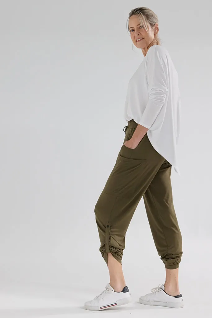 Pocket Pants - Dark Olive