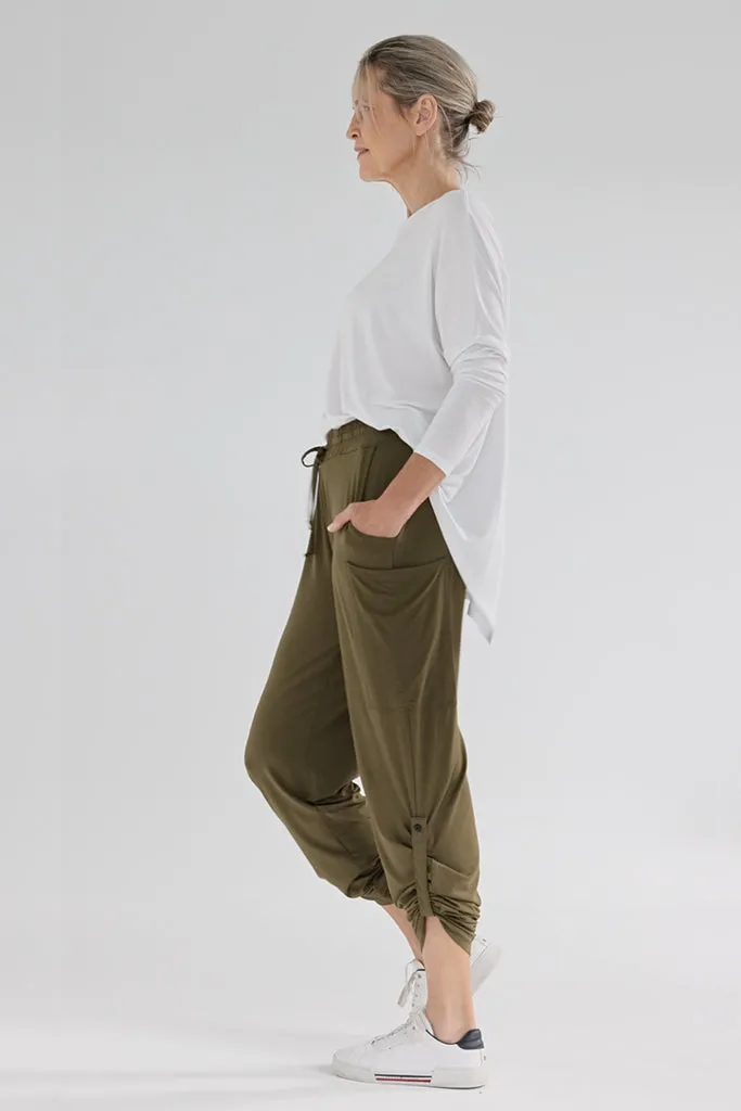 Pocket Pants - Dark Olive