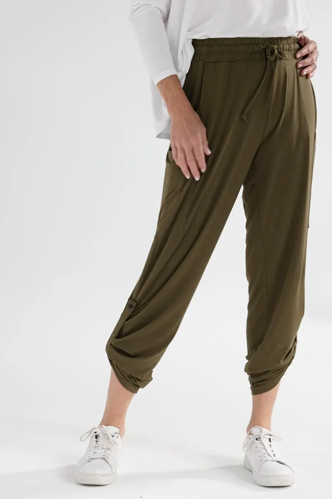 Pocket Pants - Dark Olive