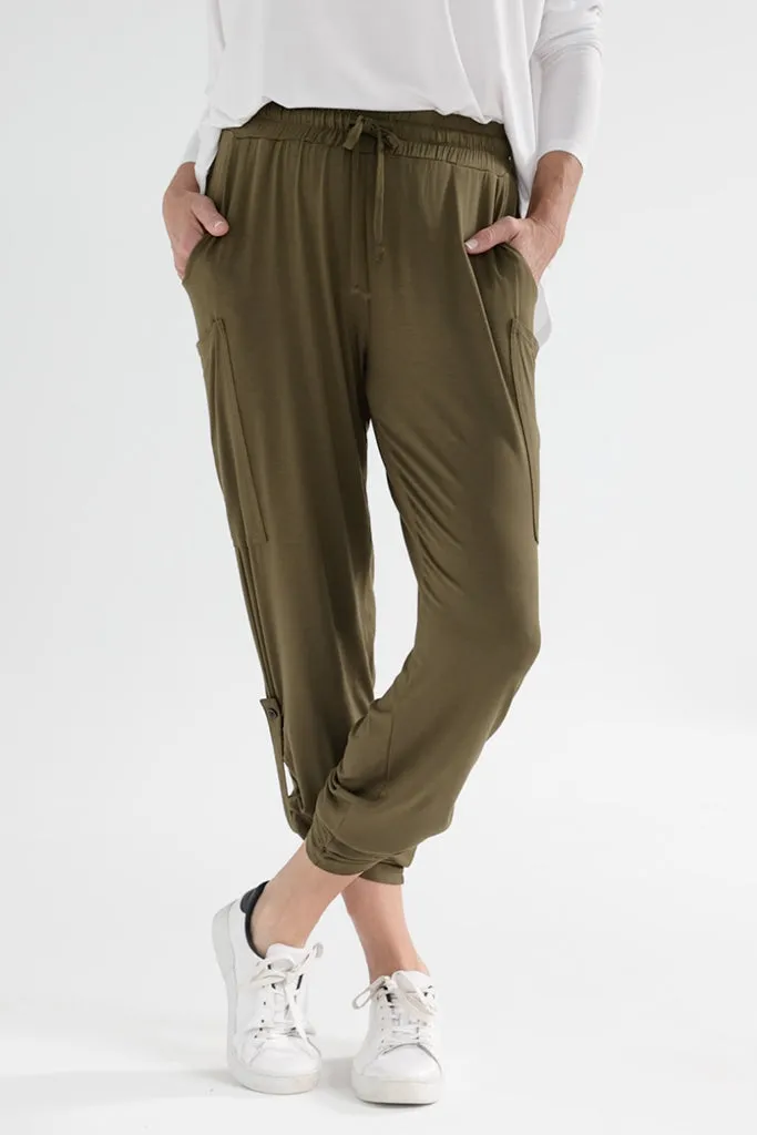 Pocket Pants - Dark Olive