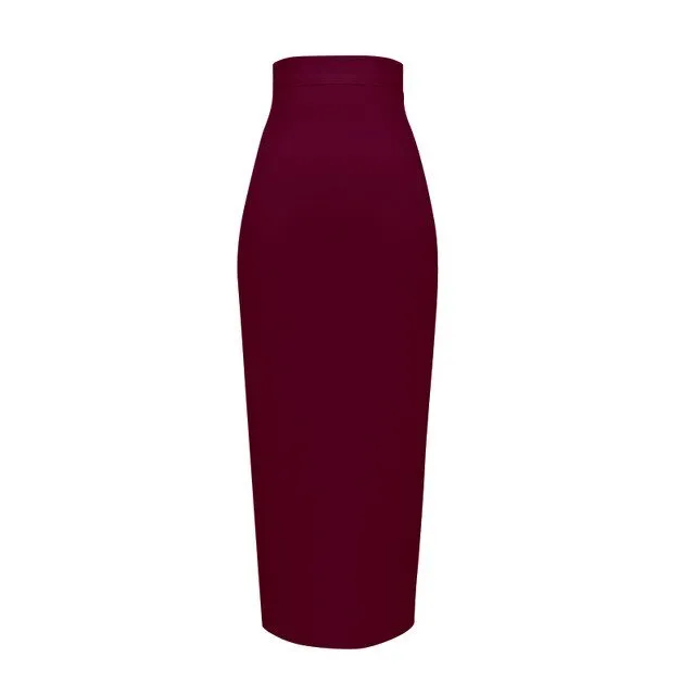 Pre Order:  Candy Color Bandage Pencil Skirt