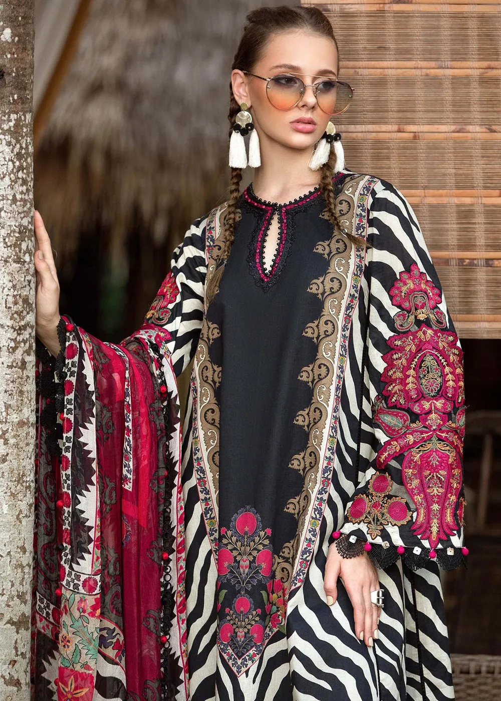 Printed Lawn Suit - Maria B - M.Prints Eid Collection 2023 - MPT-1804-A