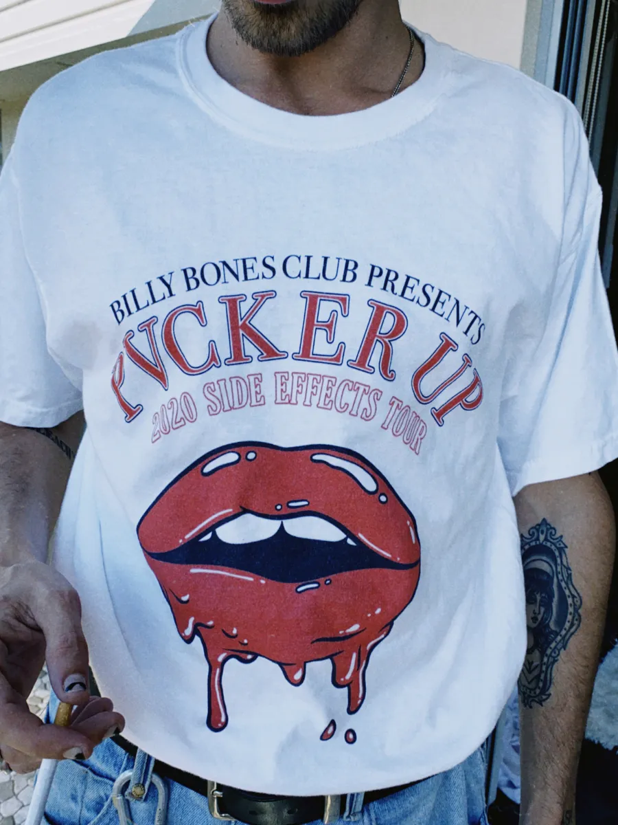 Pvcker Up Collab Tee - White