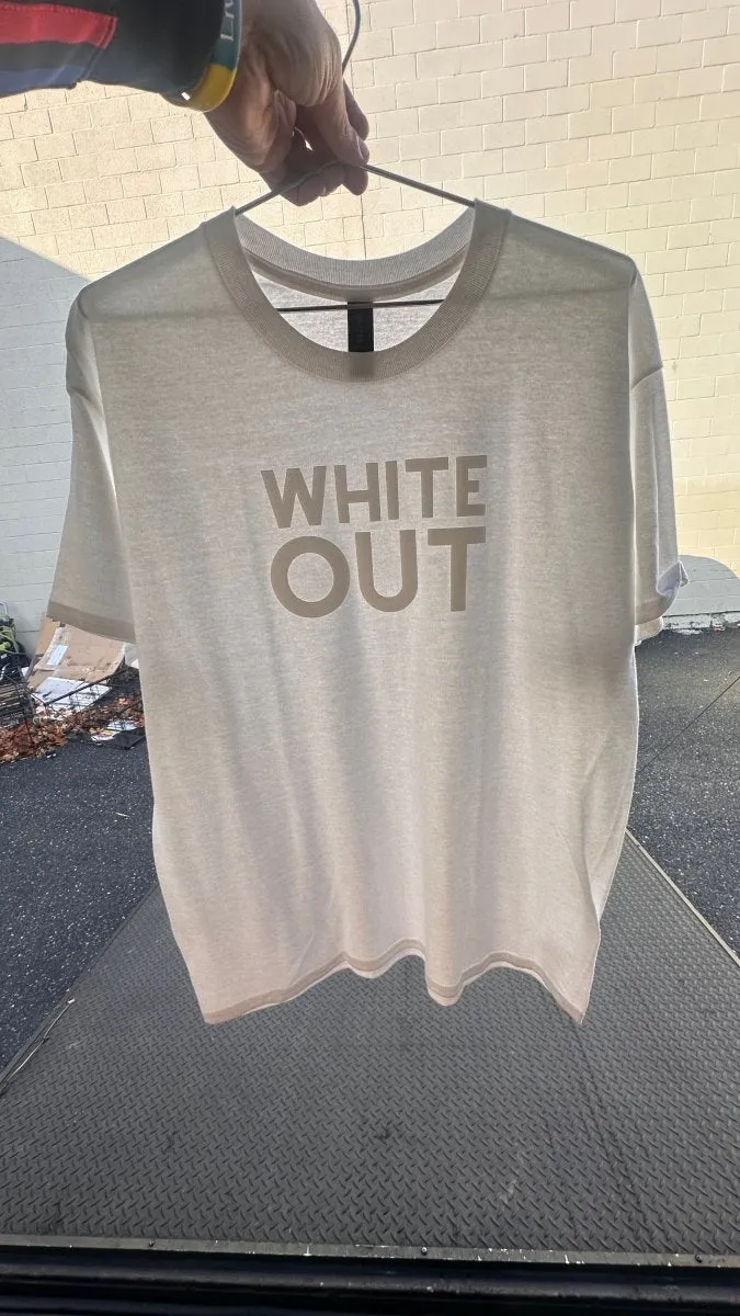 "Puffy" WHITE OUT White T-Shirt