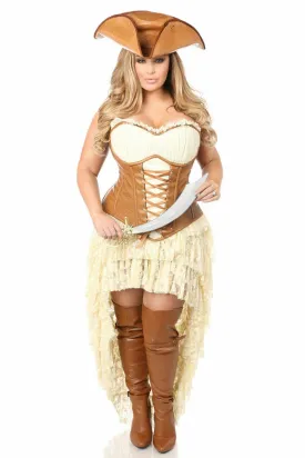 Top Drawer 4 PC Sexy Pirate Corset Costume