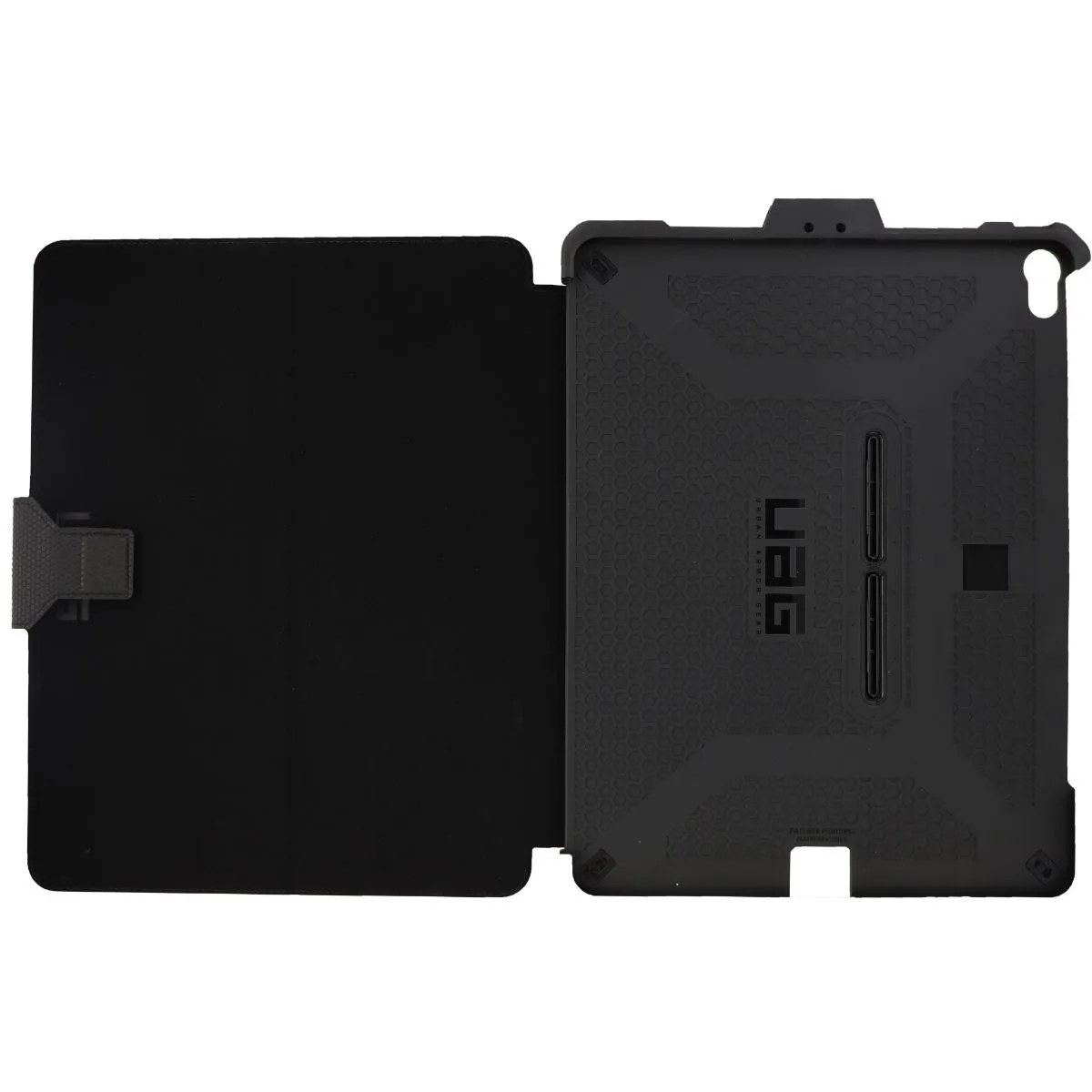 UAG Metropolis Case for iPad Pro (12.9) 3rd Gen - Black w/ Holder on TOP